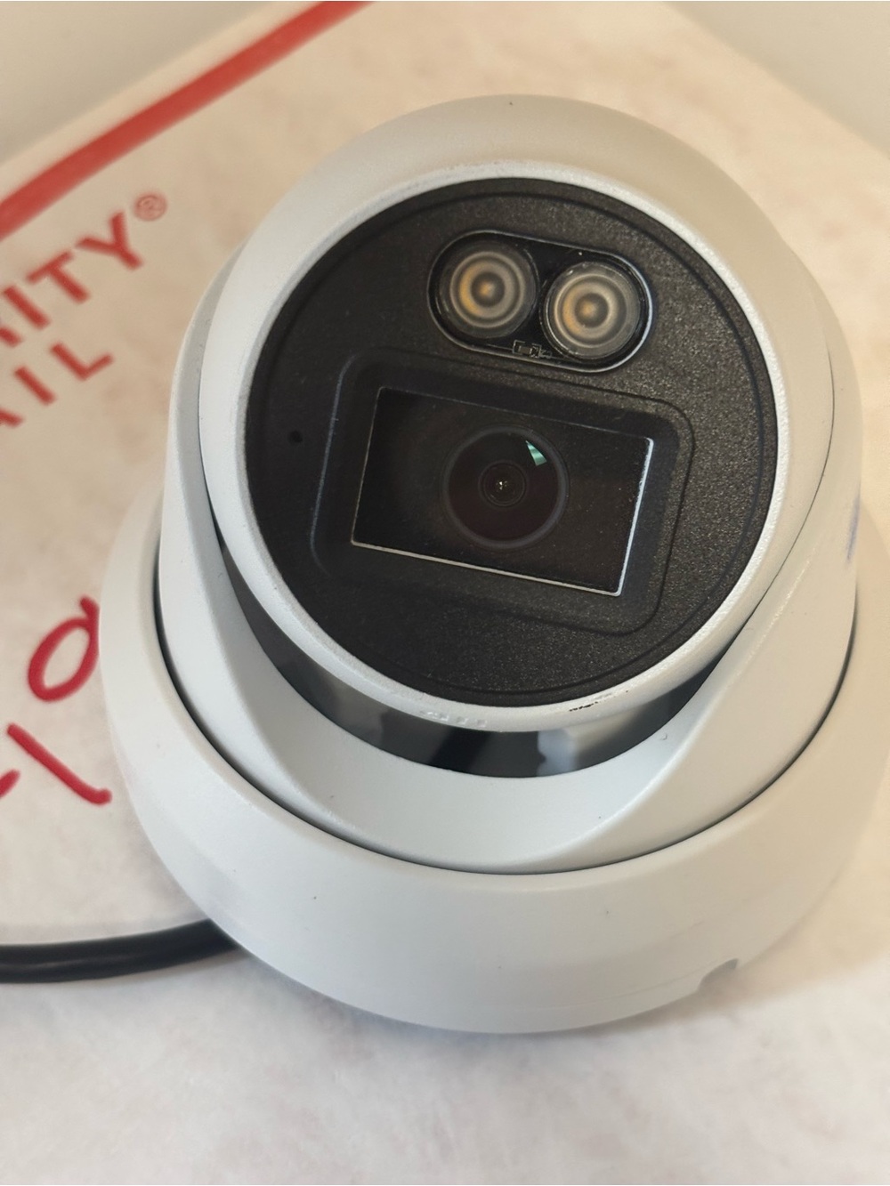 4MP PoE IP Turret Dome Camera 2.8mm Full Color w/ Audio IPC-Y4T28A-C